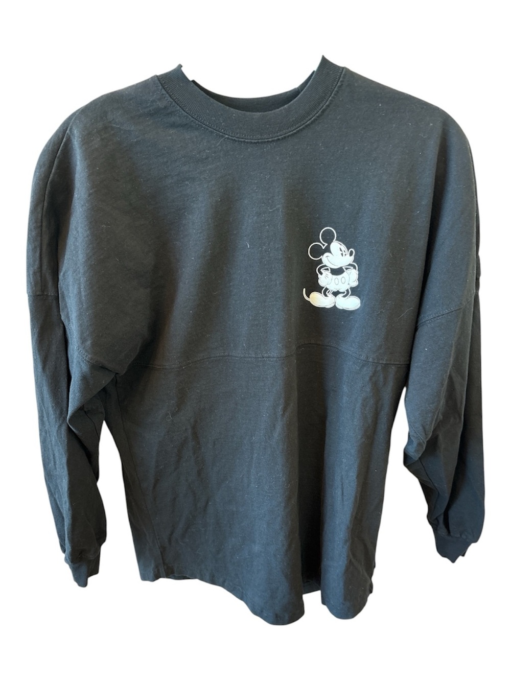 Black Unisex Long-Sleeve Mickey Spirit Jersey
